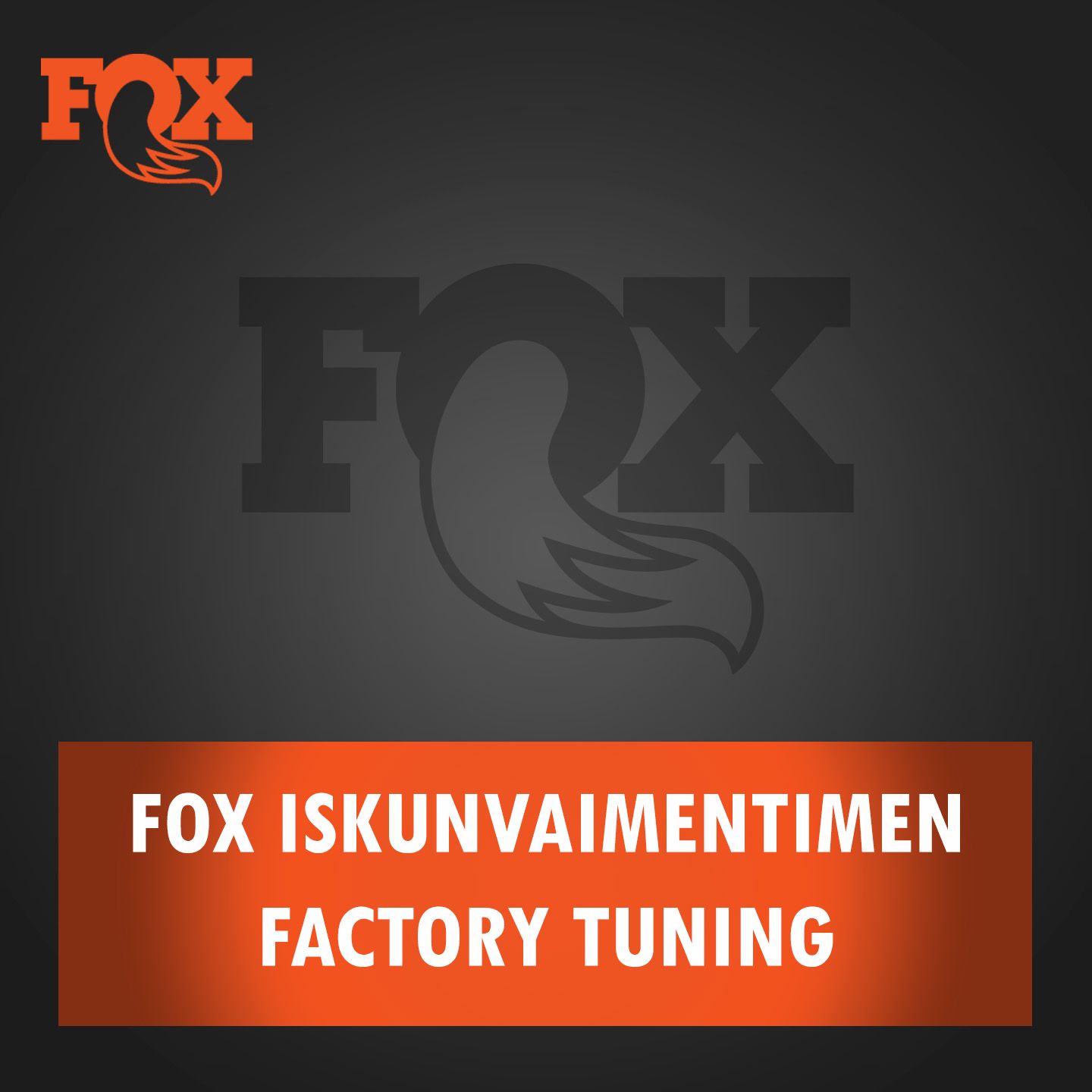 Fox Factory Tuning takaiskunvaimentimeen Fox Factory Tuning takaiskunvaimentimeen